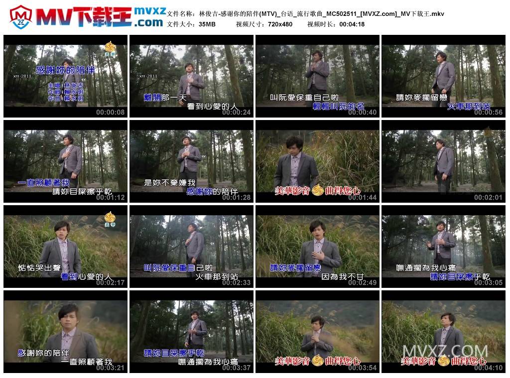 林俊吉-感谢你的陪伴(MTV)_台语_流行歌曲_MC502511